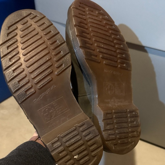 Vintage 90s Dr. Martens Gray Blue 8141 Single Strap Mary Jane UK 4 US 6 England - Picture 7 of 10